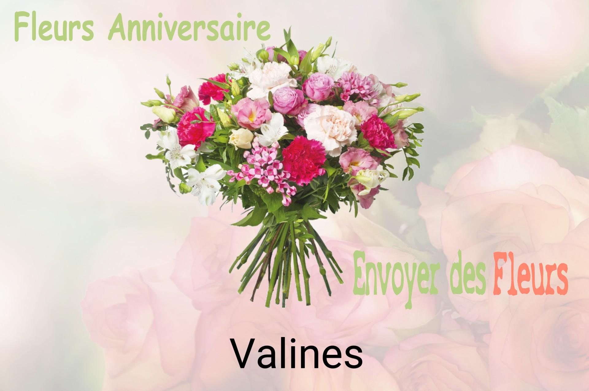 Bouquet de fleurs d’anniversaire livré à Valines