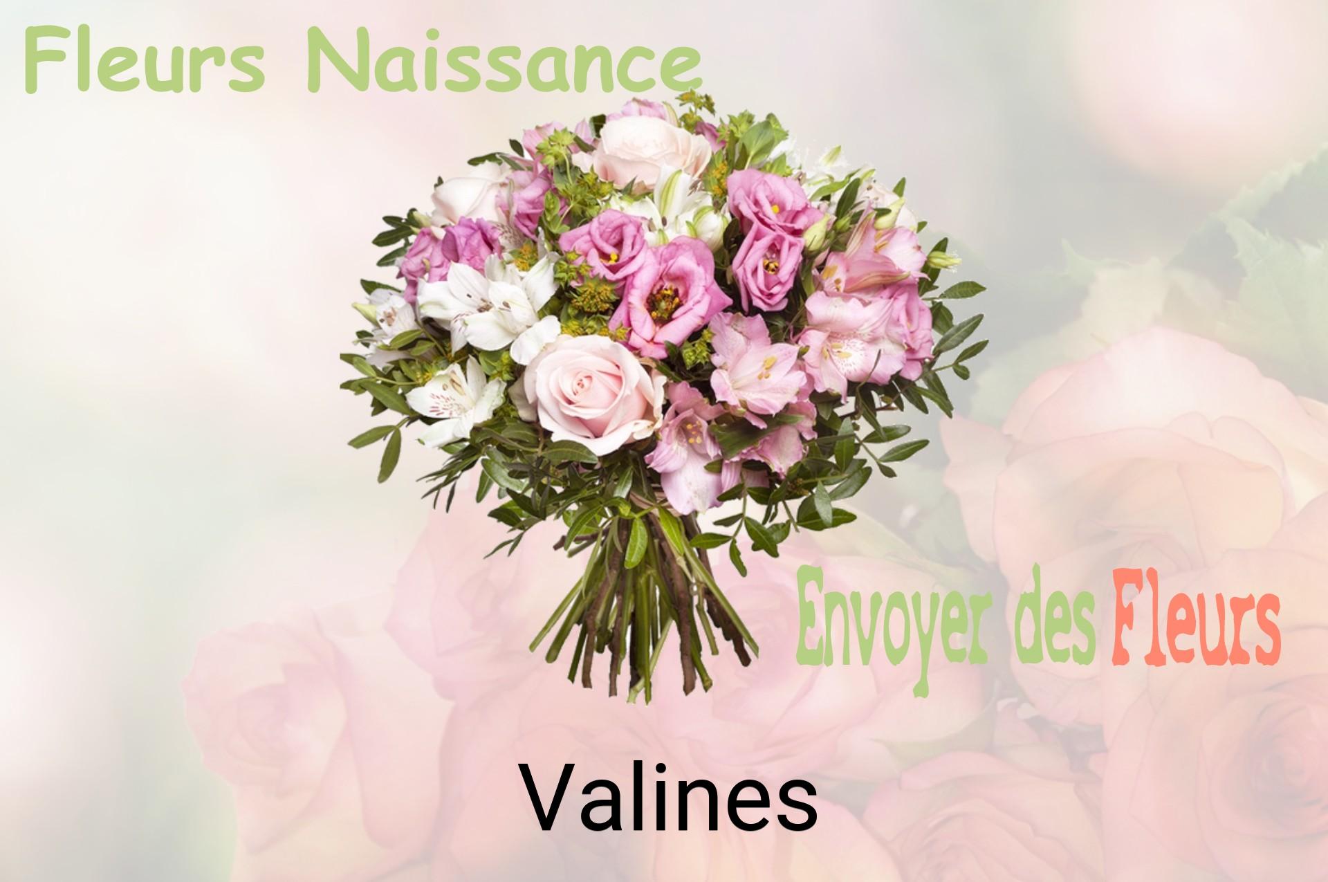 Bouquet de fleurs de naissance livré à Valines